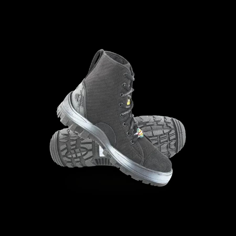 Liberty Warrior Jungle King — Black Fabric Jungle Boot