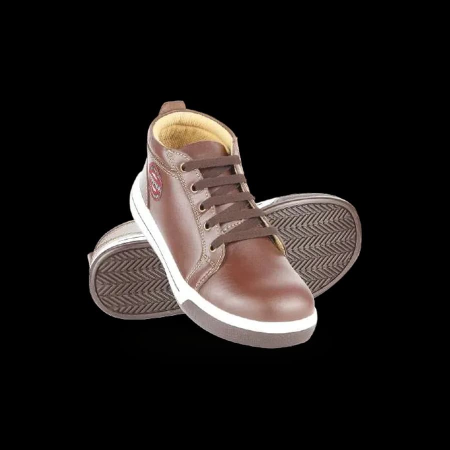Liberty Warrior Perth — Fibre Toe Safety Ankle Boot (Brown)